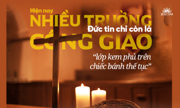 Nhiều trường Công giáo hiện nay, Đức Tin chỉ còn là “lớp kem phủ trên chiếc bánh thế tục”